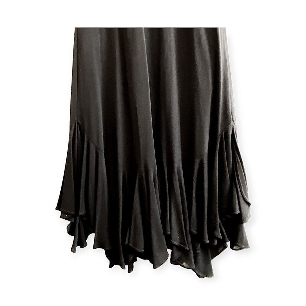 Paul and Joe Scoop Neck Ruffle Silk Maxi Dress, Size 38EU - Picture 6 of 13